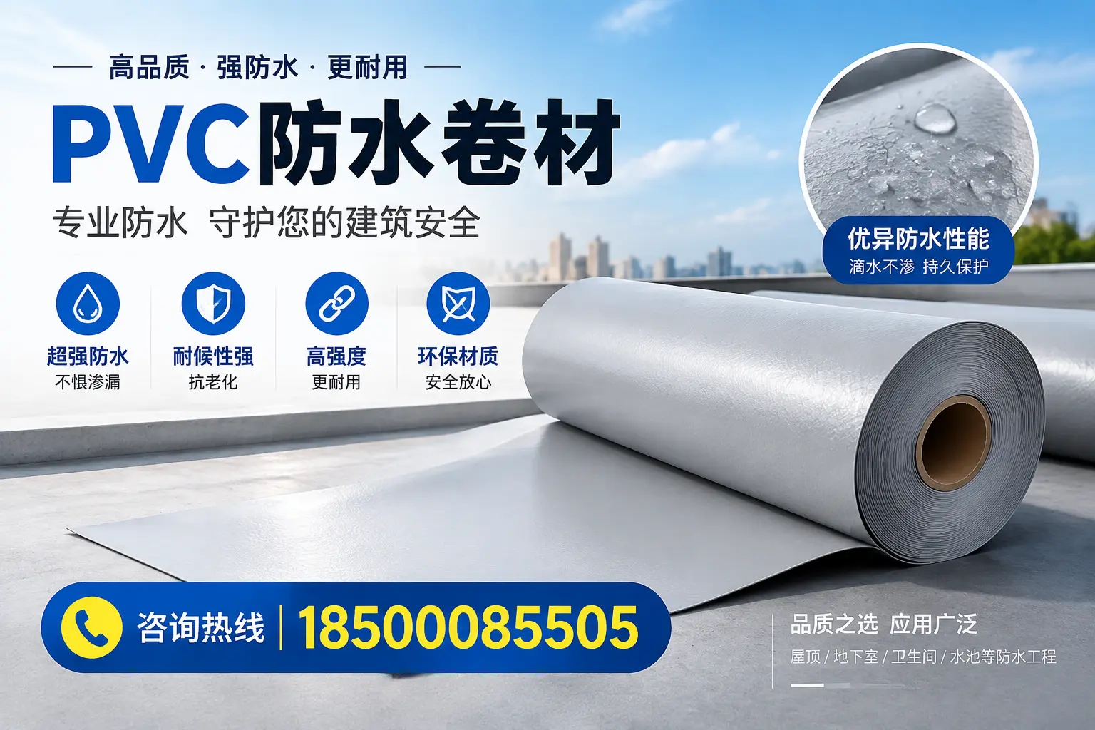 阿拉尔地区pvc防水卷材的市场现状与发展趋势